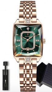 Smaragd zöld női karóra